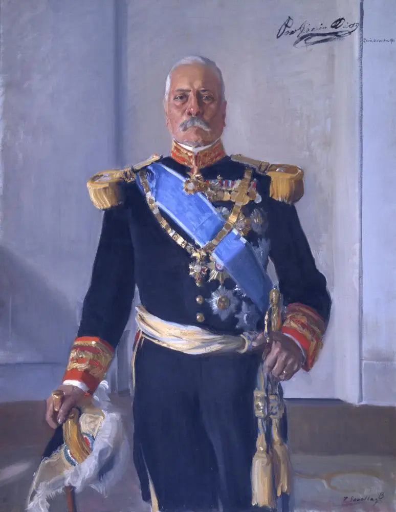 Porfirio Díaz, były prezydent Meksyku - Joaquín Sorolla