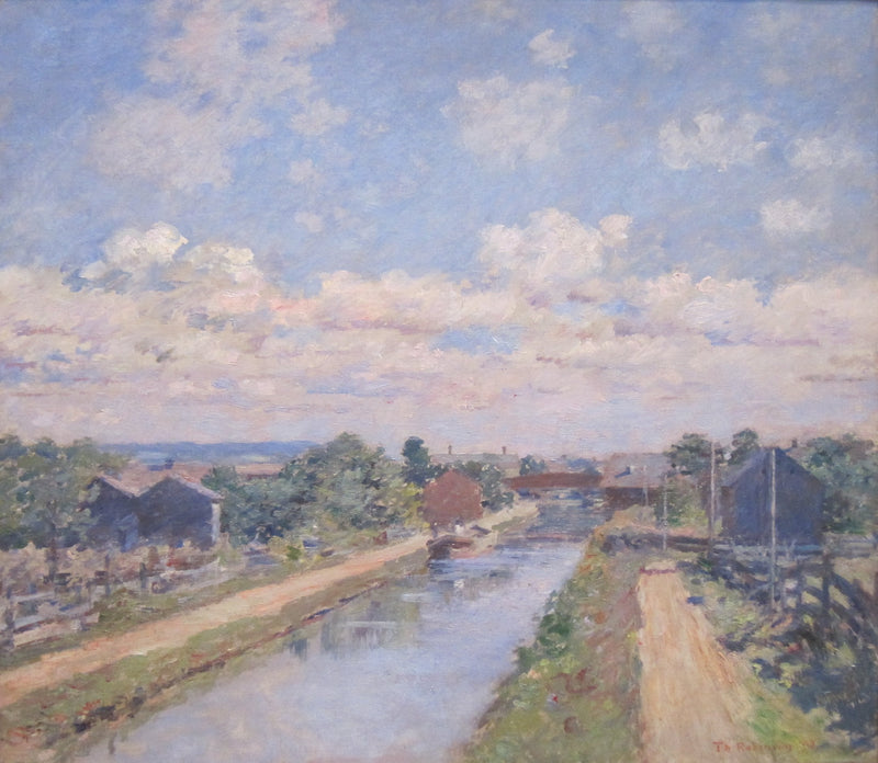 Port Ben, kanał Delaware i Hudson - Theodore Robinson