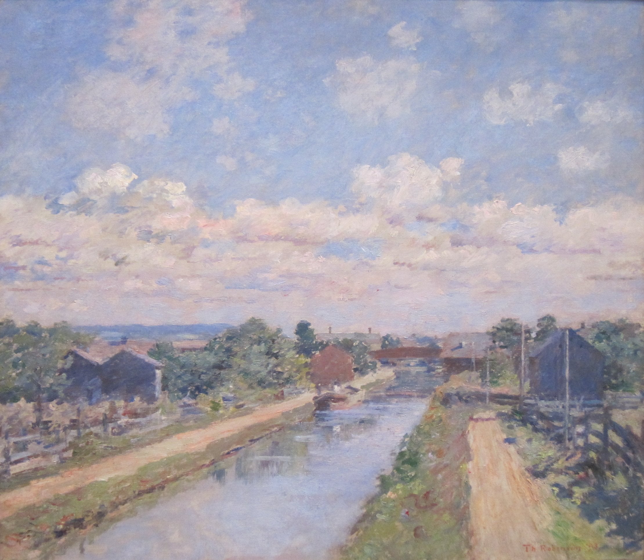 Port Ben canal du Delaware et de l’Hudson - Theodore Robinson - Alpha Reproduction