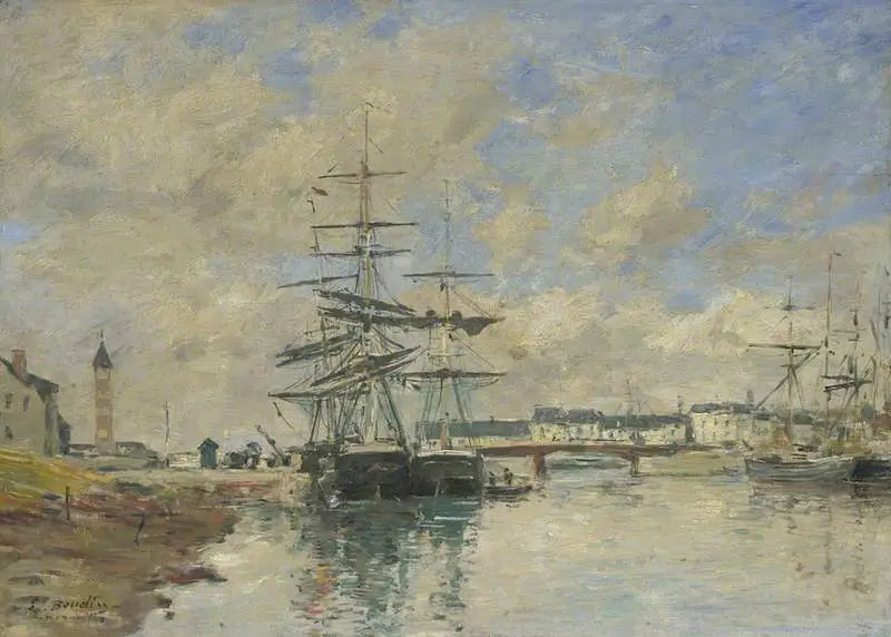 Port Deauville - Eugène Boudin