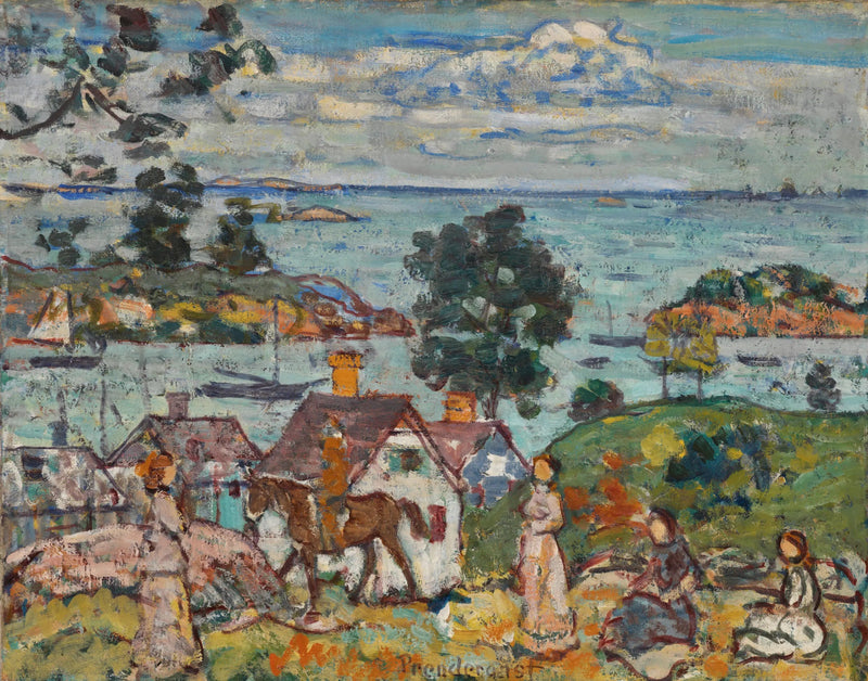 Port w Gloucester - Maurice Prendergast