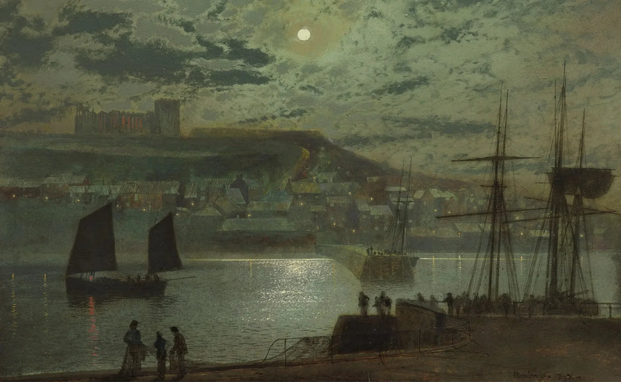 Port w Whitby - John Atkinson Grimshaw