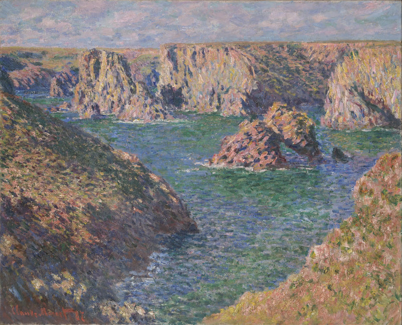 Port-Domois, wyspa Belle - Claude Monet