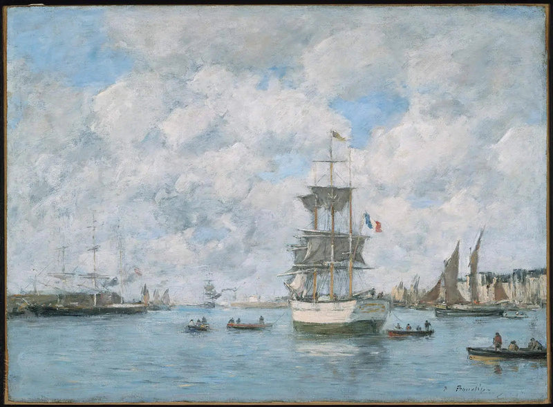 Port w Hawrze - Eugène Boudin