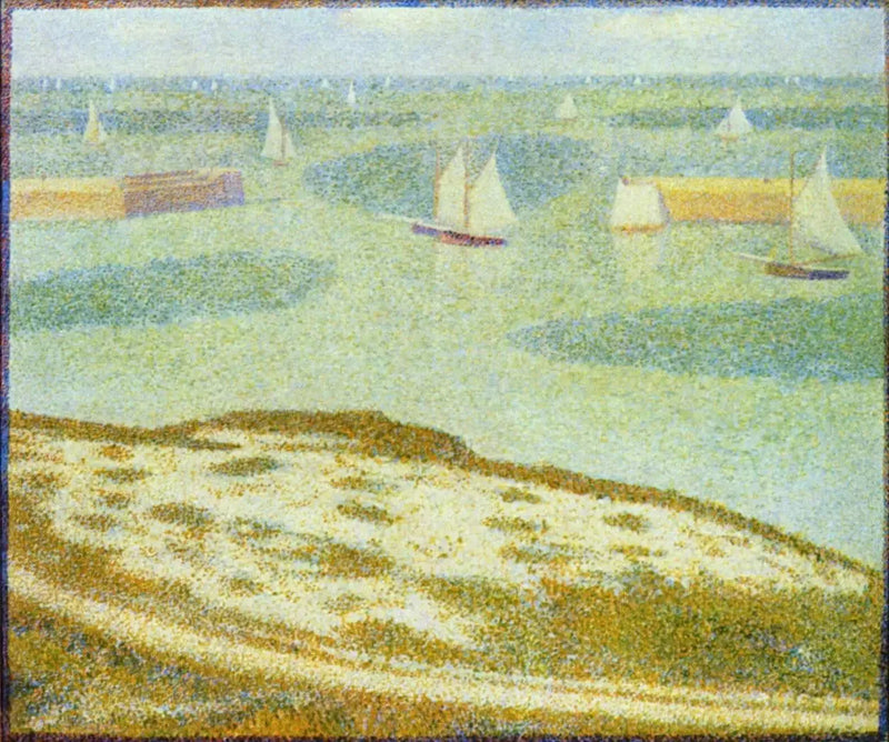 Port-en-Bessin, Wejście do portu - Georges Seurat