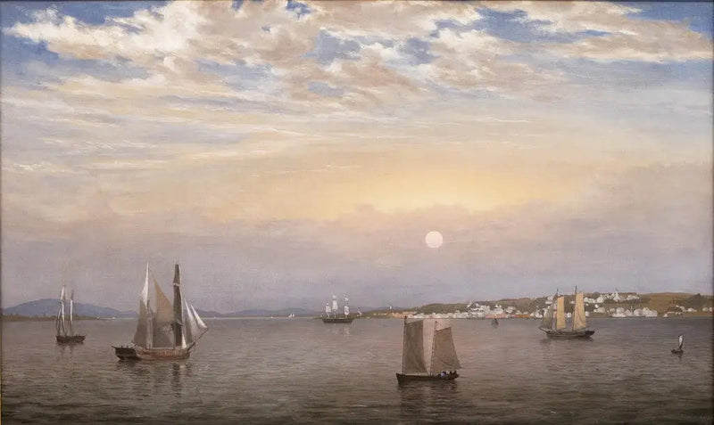 Port i miasto Castine - Fitz Henry Lane