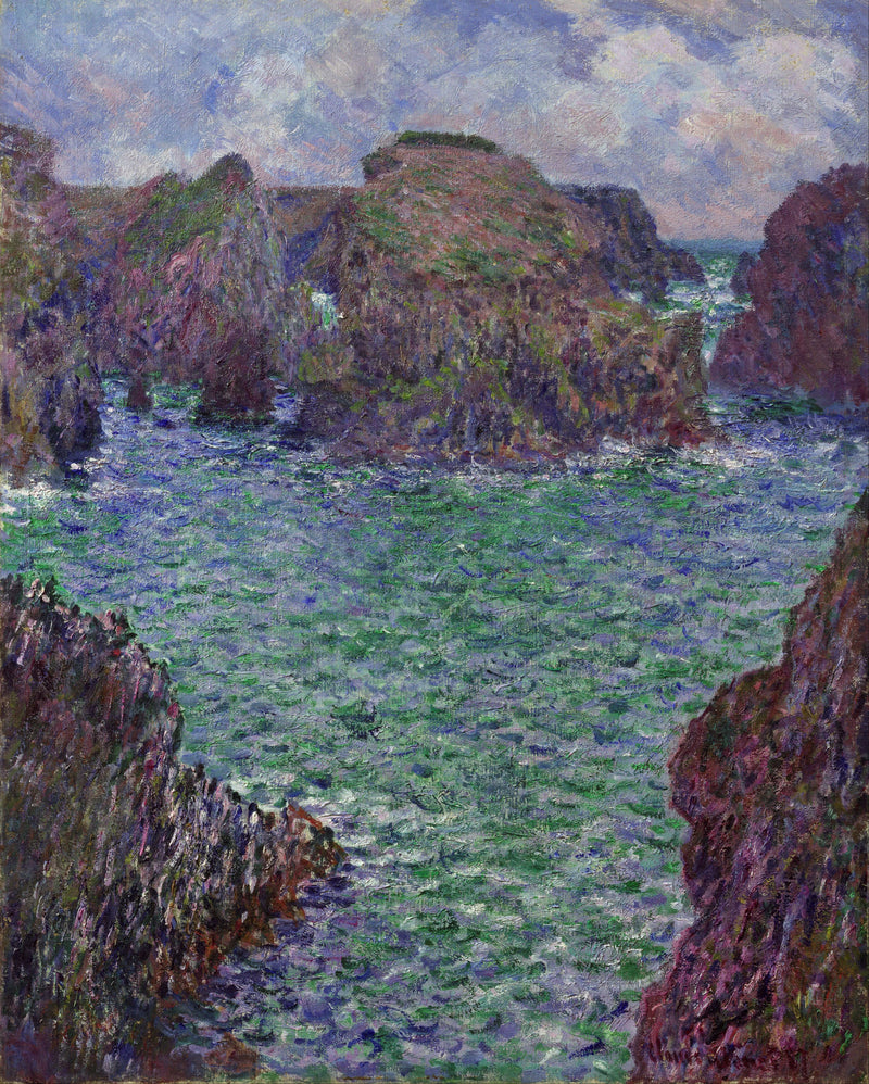 Port-Goulphar, Belle-Île W1094 - Claude Monet