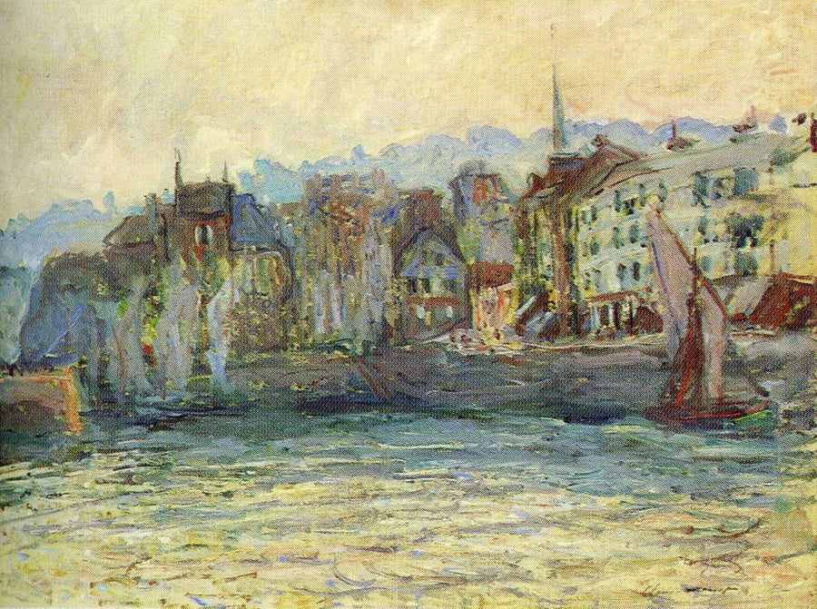 Port w Honfleur, Muzeum Saary W1845 - Claude Monet