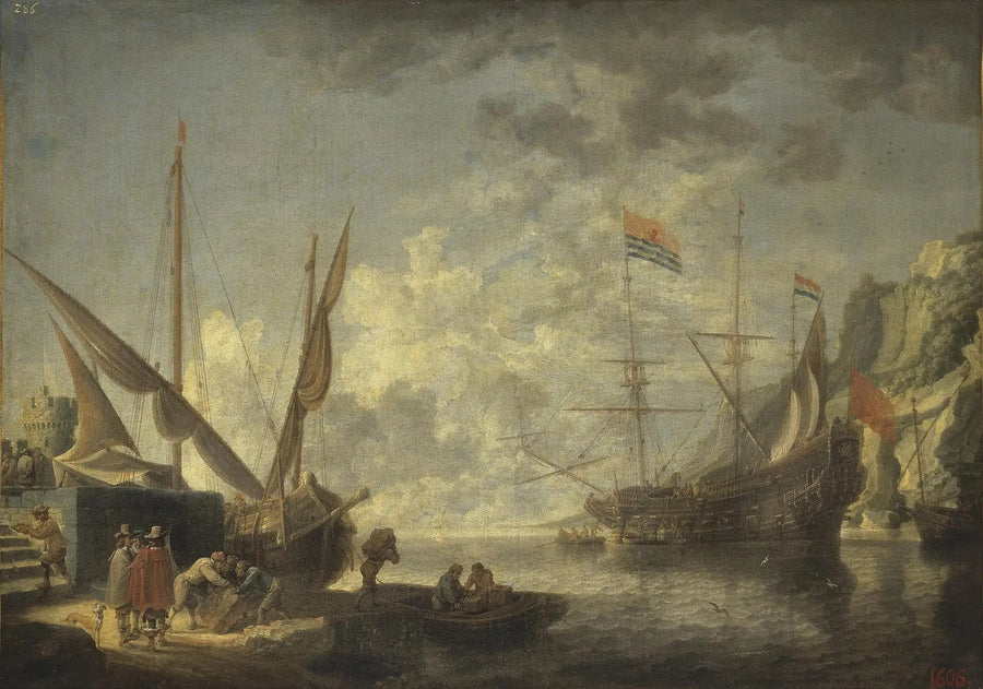 Port morski - David Teniers Młodszy