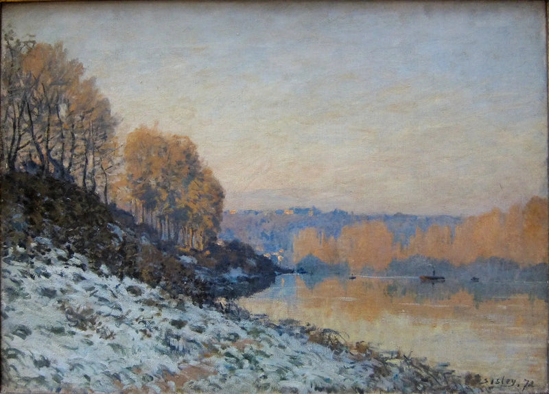 Port-Marly, biała żelatina - Alfred Sisley