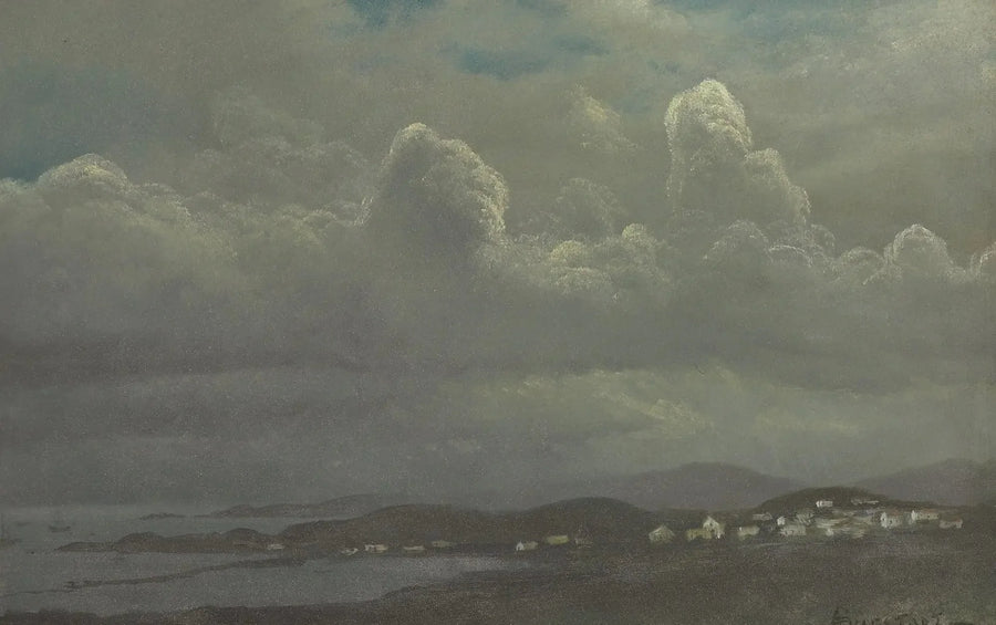 Port Richmond, Zatoka San Francisco - Albert Bierstadt