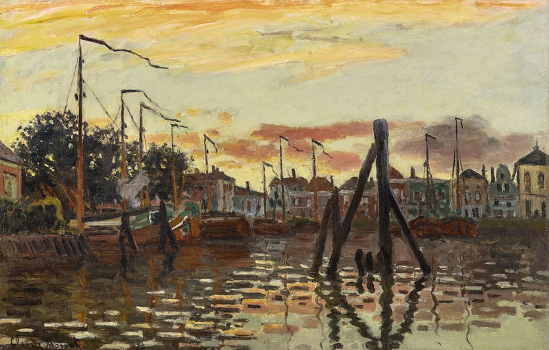 Port Zaandam W188 - Claude Monet