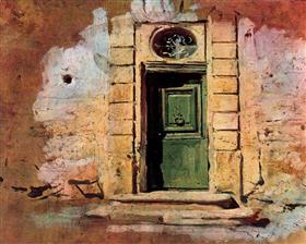Drzwi z Montmartre - Giovanni Boldini