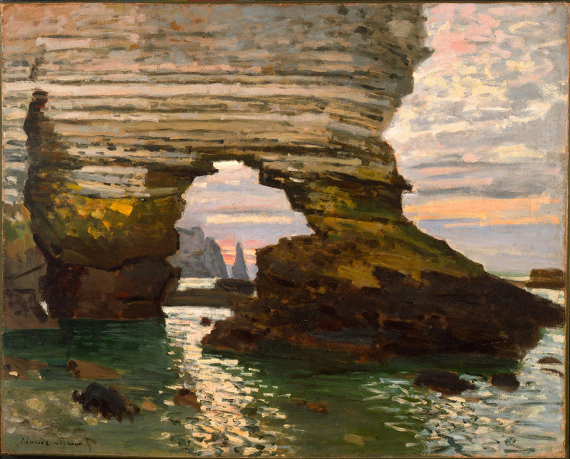 La Porte d'Amont, Etretat W258 - Claude Monet
