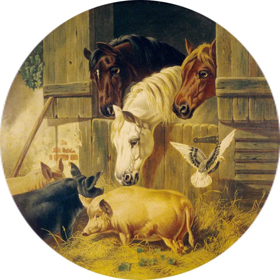 Drzwi stajniowe - John Frederick Herring, Sr.