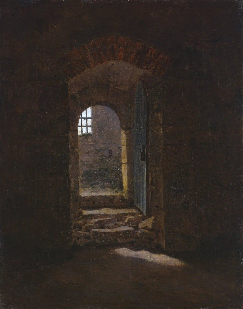 drzwi wejściowe w Meissen - Caspar David Friedrich