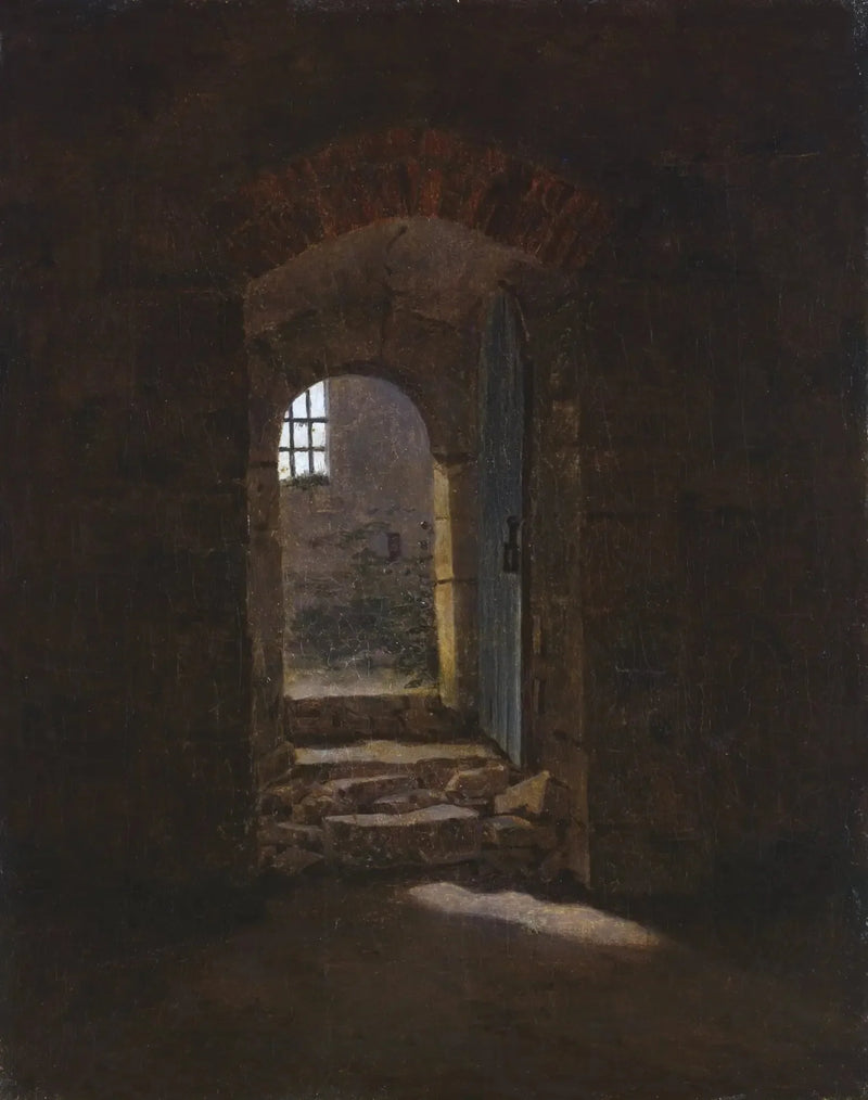 drzwi wejściowe w Meissen - Caspar David Friedrich