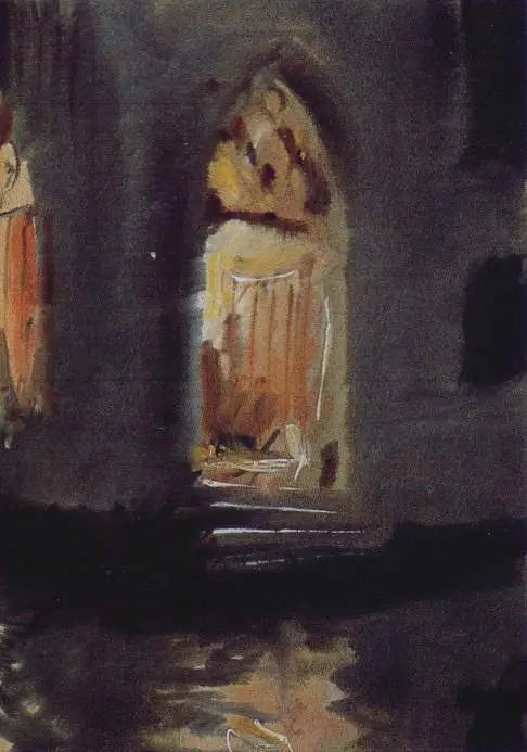 Drzwi wejściowe do Palazzo Barbaro - Anders Zorn