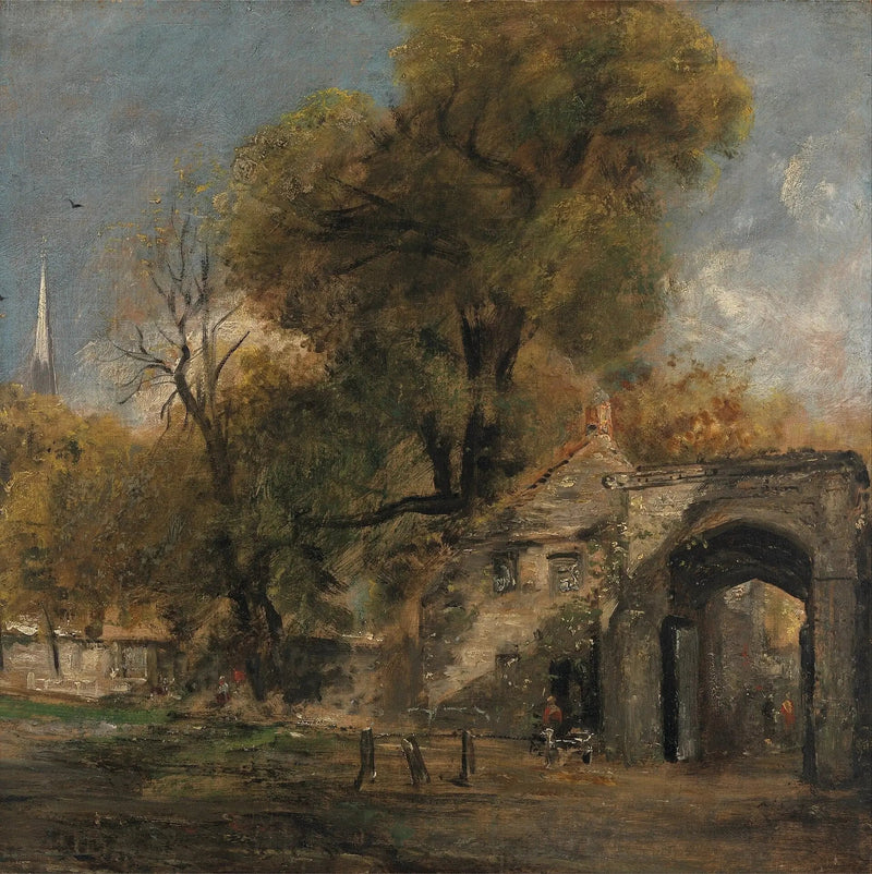 Drzwi Harnham, Salisbury - John Constable