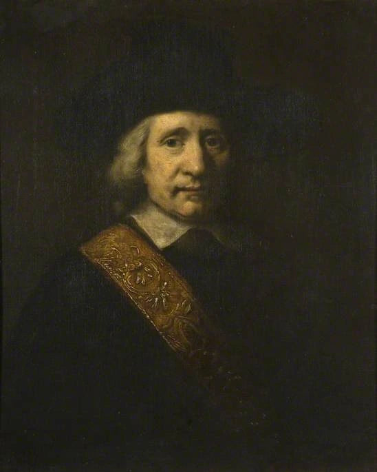 Portret mężczyzny (Sztandarowy, Floris Soop, 1604–1657) - Rembrandt