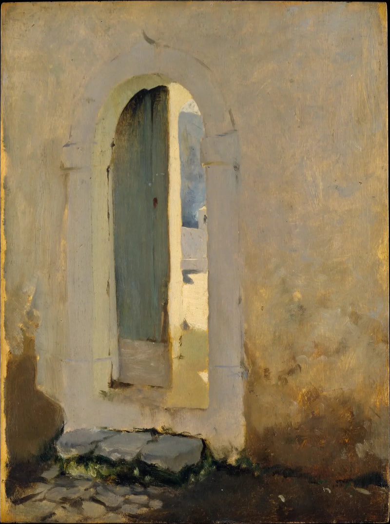 Otwarte drzwi, Maroko - John Singer Sargent