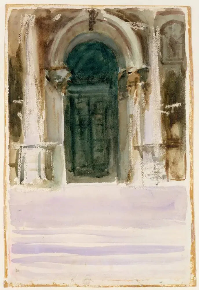 Zielone Drzwi, Santa Maria della Salute - John Singer Sargent