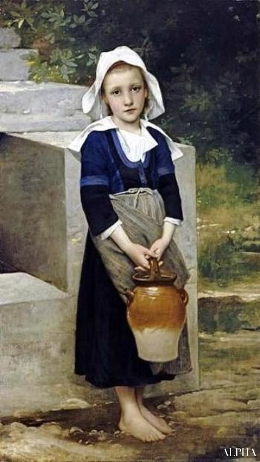 Porteur d'eau - William Bouguereau - Reproductions de tableaux et peintures haut de gamme