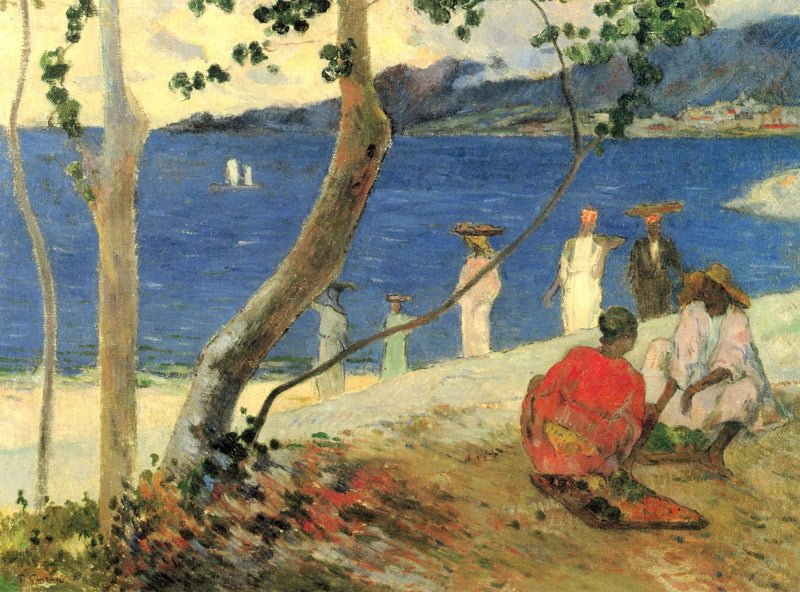Niosące owoce z uchwytem Turyn, lub Wybrzeże II - Paul Gauguin