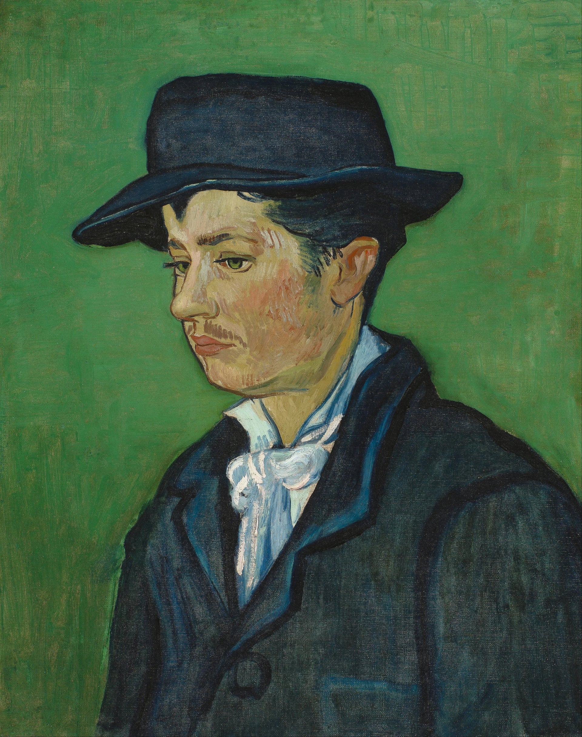 Portrait d’Armand Roulin F493 de Vincent van Gogh, Museum Boijmans Van Beuningen