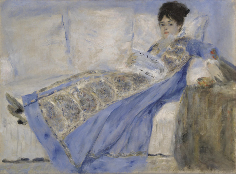 Pani Monet czytająca - Pierre-Auguste Renoir