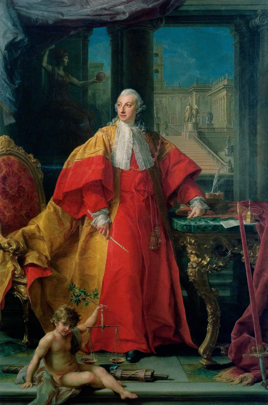 Portret Abbondio Rezzonico - Pompeo Batoni