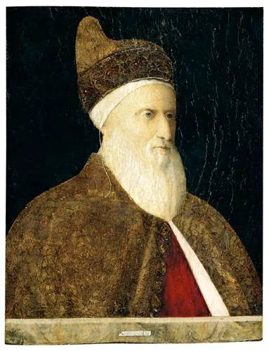 Portret Agostino Barbarigo (około 1420-1501) - Gentile Bellini