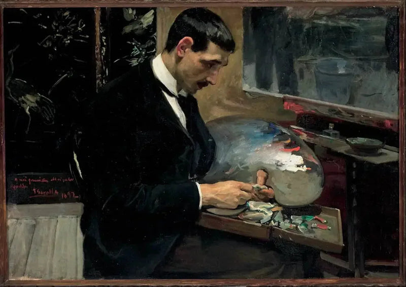 Portret Agustína Otermína - Joaquín Sorolla