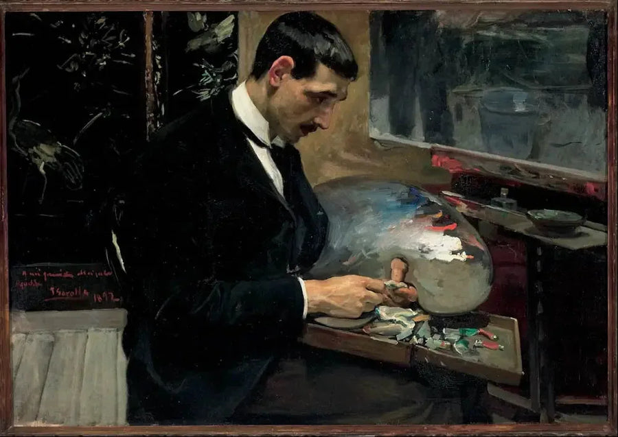 Portret Agustína Otermína - Joaquín Sorolla
