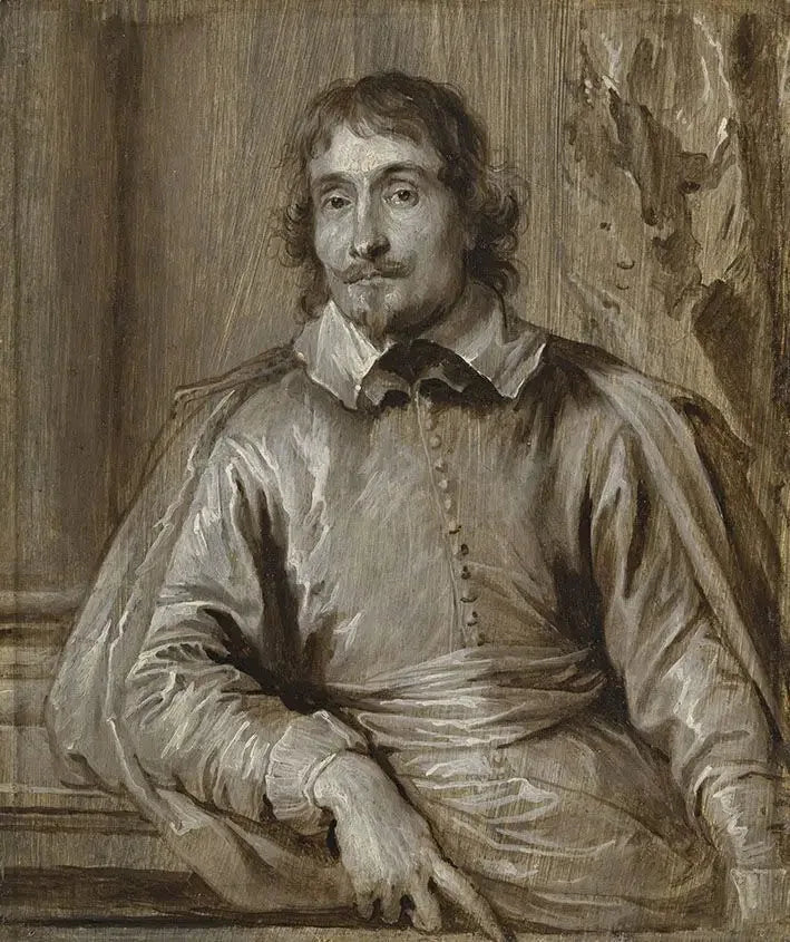 Portret Alessandra Scaglii (szarografia) - Antoine van Dyck