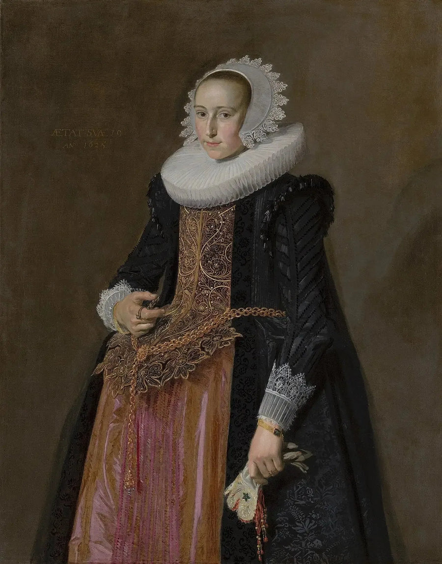 Portret Aletty Hanemans (1606-1653) - Frans Hals