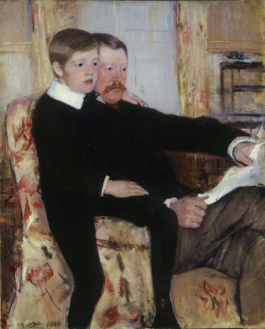 Portret Alexandra J. Cassatta i jego syna, Roberta Kelso Cassatta - Mary Cassatt