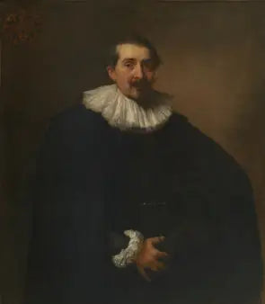 Portret Aleksandra della Faille 1589-1653, sekretarza miasta Antwerpii - Antoine van Dyck