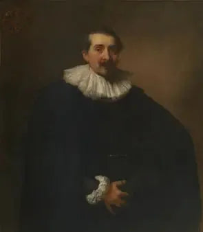 Portret Aleksandra della Faille 1589-1653, sekretarza miasta Antwerpii - Antoine van Dyck