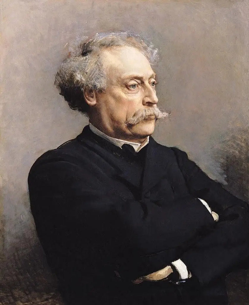 Portret Aleksandra Dumasa młodszego - Léon Bonnat