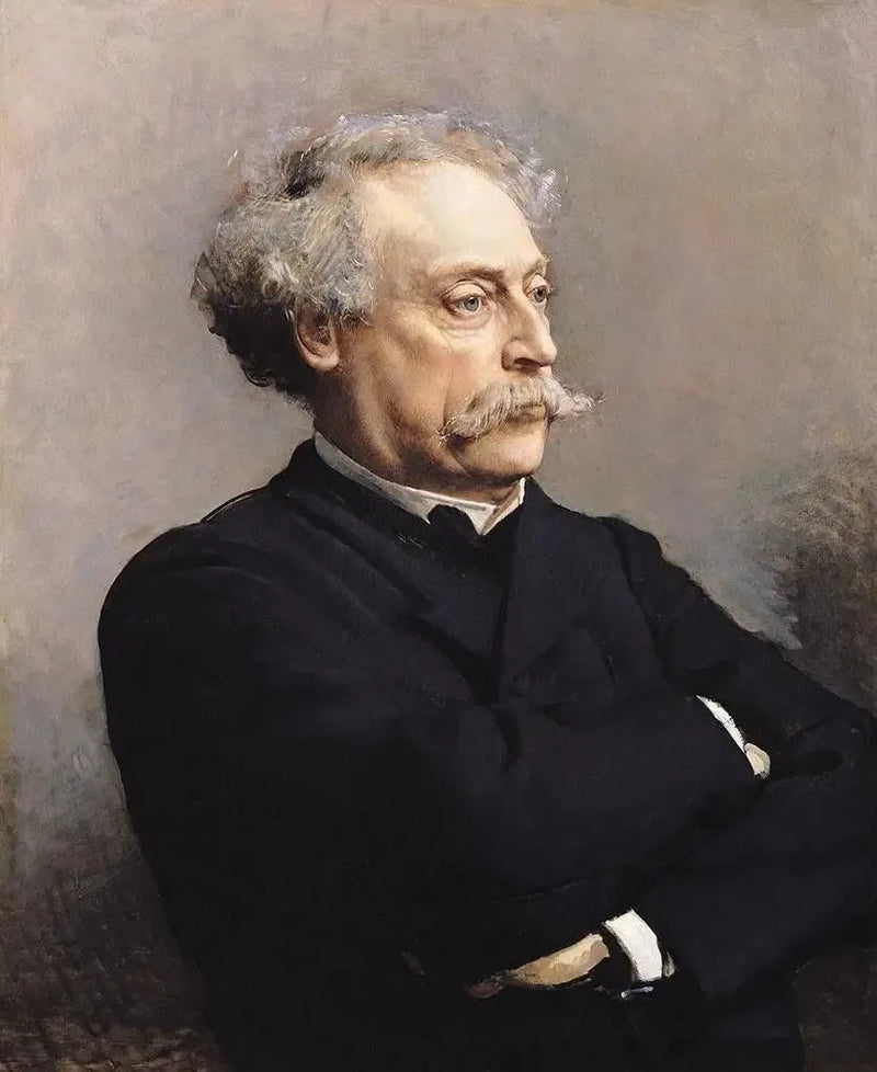 Portret Aleksandra Dumasa młodszego - Léon Bonnat