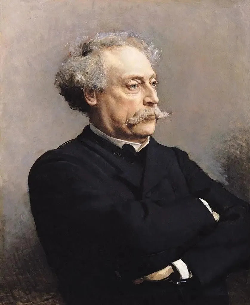 Portret Aleksandra Dumasa młodszego - Léon Bonnat