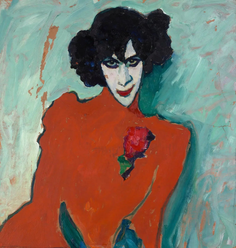 Portret Aleksandra Sakharoffa - Alexej von Jawlensky