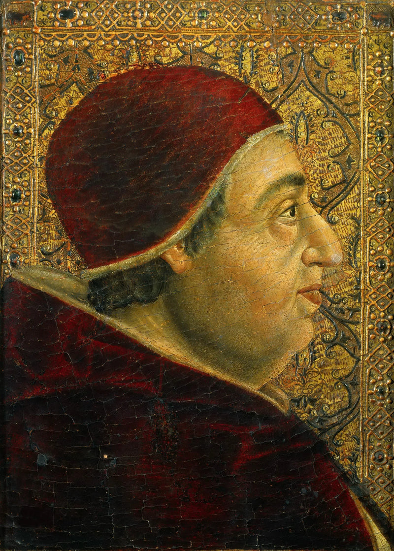 Portret Aleksandra VI (Borgia, 1492-1503) - Pedro Berruguete