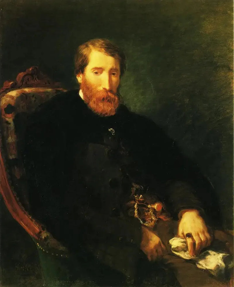 Portret Alfreda Bruyasa - Eugène Delacroix