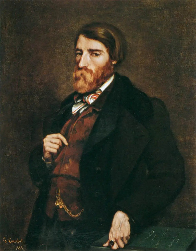 Portret Alfreda Bruyasa - Gustave Courbet