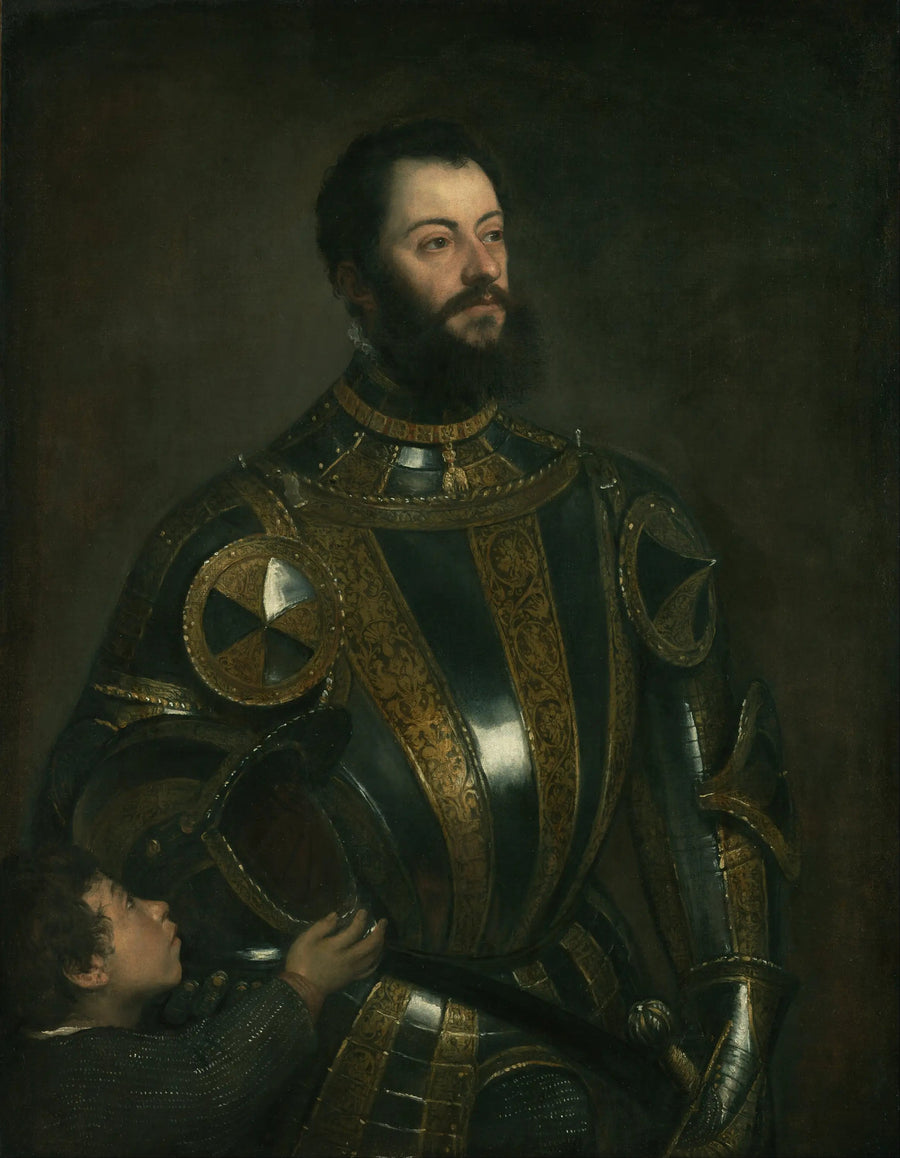 Portret Alphonse'a d'Avalosa - Titian