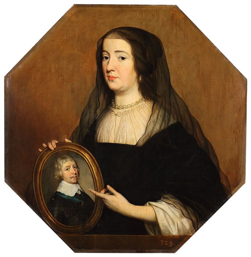 Portret Amalii van Solms (1602-1675) - Gerrit van Honthorst