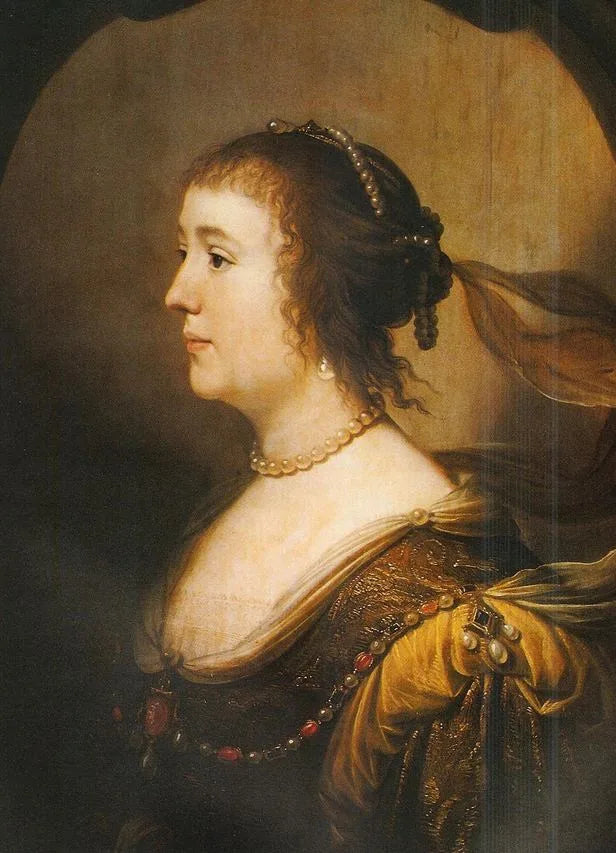 Portret Amalii van Solms (1602-1675) - Gerrit van Honthorst