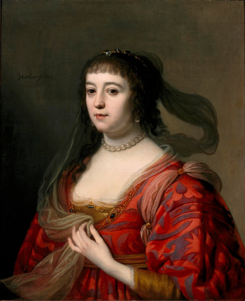 Portret Amalii van Solms - Gerrit van Honthorst